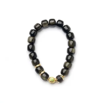 *EVAE+MOB Obsidian Bracelets Unisex