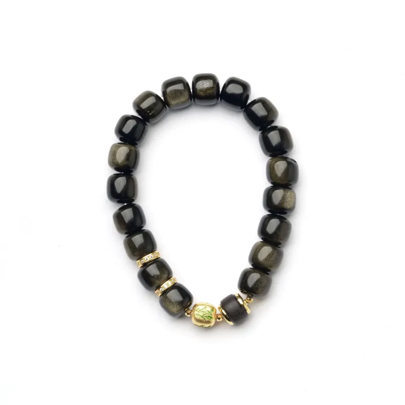 *EVAE+MOB Obsidian Bracelets Unisex-0