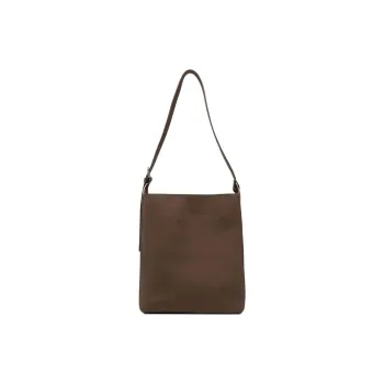 A.P.C Calf Suede Shoulder Bag Women's Chocolate