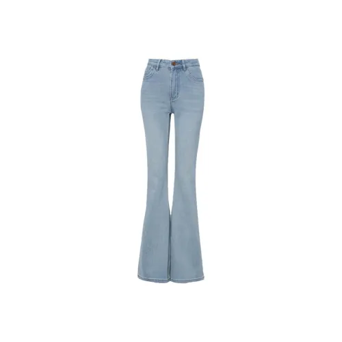 DPLAY Jeans Women's Light Denim Blue