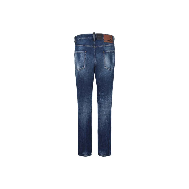 DSQUARED 2 Whiskering Effect Distressed Jeans-1