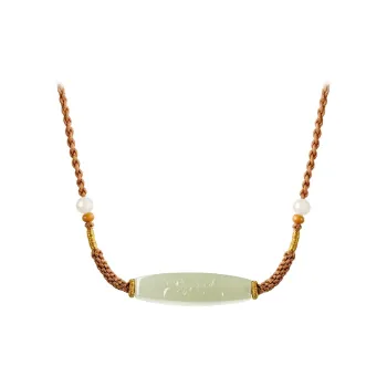 CHOW TAI SENG Pendants Green Jade Unisex