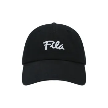 FILA Lifestyle Cotton Baseball Caps Men's Jet Black