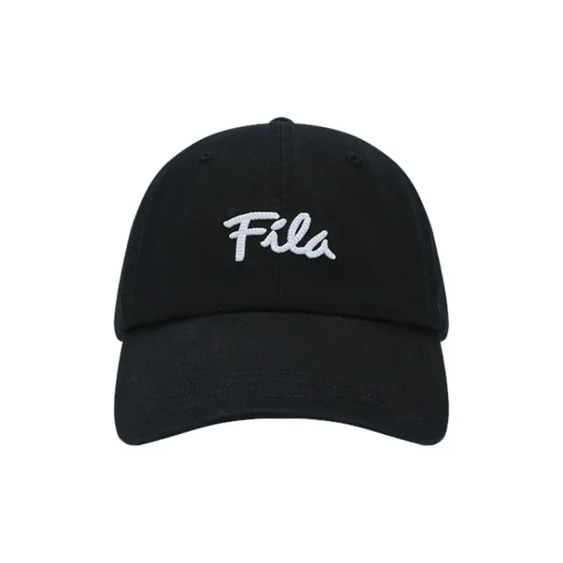 FILA ORIGINALE Cotton Baseball Caps Men's Jet Black-0