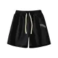 [300g Heavyweight]Black (Mb Brush Stroke Smiley Face Pants Logo)