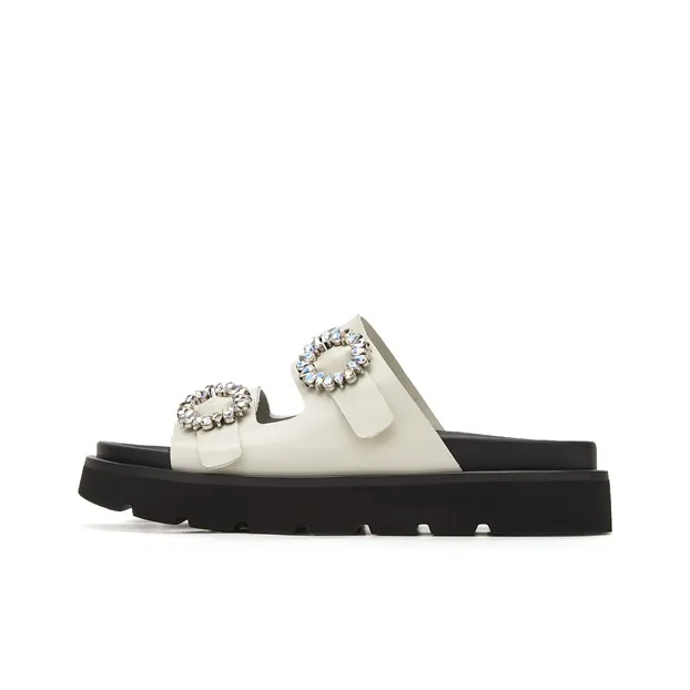 MILLIE'S Rubber Sole Quiet Slide Slippers Women's-4