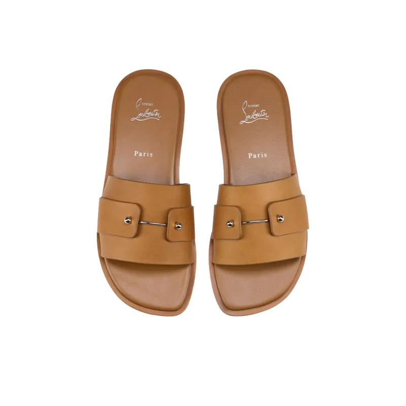 CL LUBOTING Slide Slippers Men's Brown-3