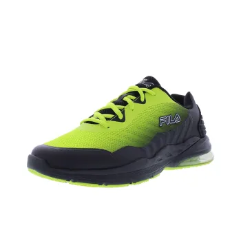 FILA Acumen Viz 2 Cushioning Slip Resistant Low Top Running Shoes Men's Black Green