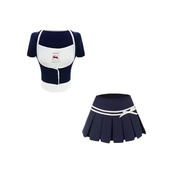POPO.INFO Two Piece Skirt Sets Women's