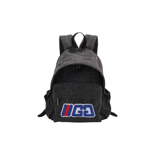 GHG Canvas Backpack Large Size Unisex Black