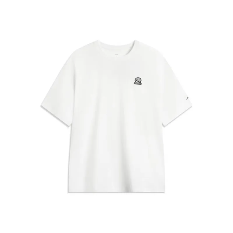 LiNing CF Tracing T Shirt Men's Standard White-0