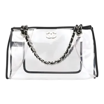 CHANEL PVC Handbag Regular Women's Multicolor
