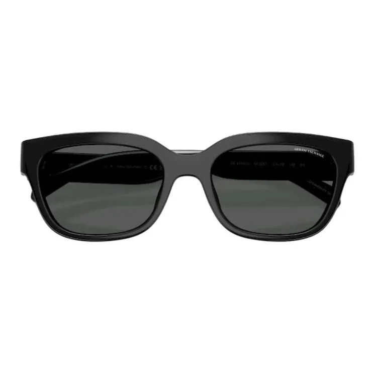 EMPORIO ARMANI Square Sunglasses Unisex Black-3