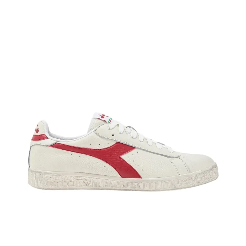Diadora GAME L Anti Slip Wear Resistant Low Top Skateboard Shoes Unisex White-1