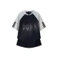Gray Blue Short-Sleeved Shirt