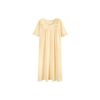 Cotton Shopping Nightgown Women's
