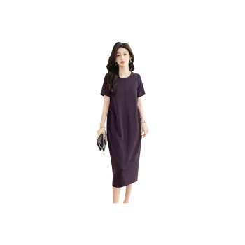 Cypress House Short Sleeved Dress Women's Purple