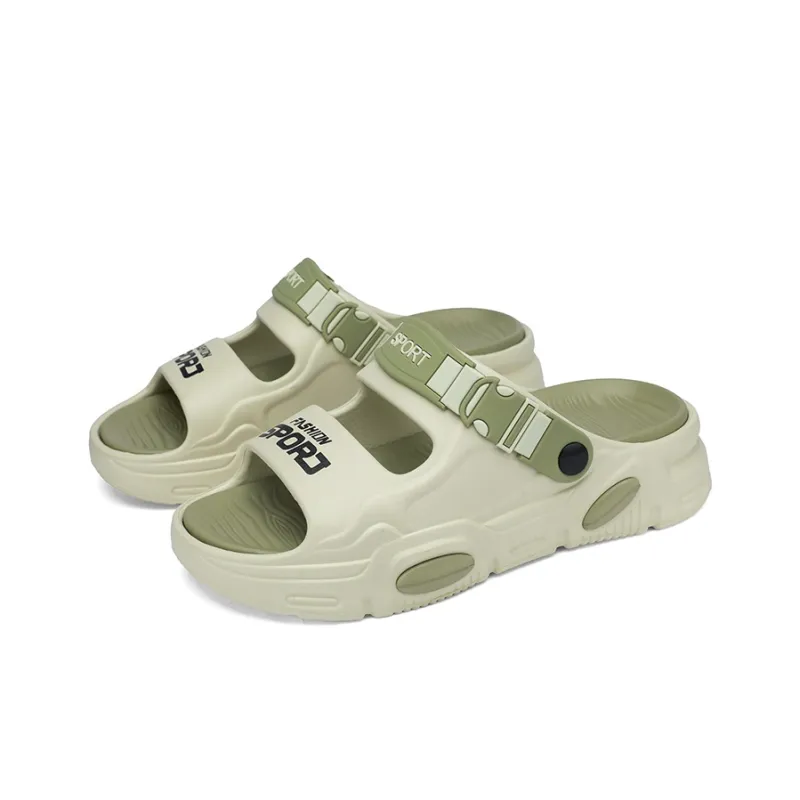LONGDUIZHANG Slip Resistant Odor Resistant Abrasion Resistant Cushioning Slide Slippers Unisex-2