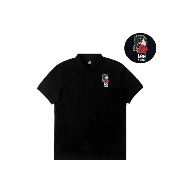 Lee Polo Shirts Men Black-1