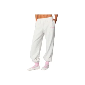 Edikted Sasha Bow Detail Sweatpants Casual Pants Women's