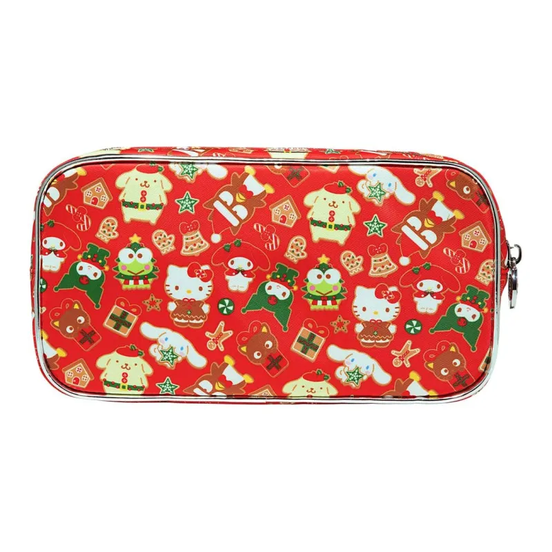 Sanrio Hello Kitty And Friends X Stoney Clover Lane Collaboration Nylon Travel Storage Bag Small Size Women's Red-2