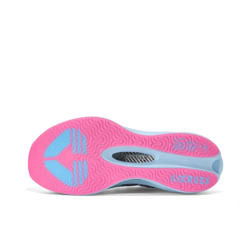 CLERSES Running Shoes Unisex Low Top Blue Pink Mismatched-6