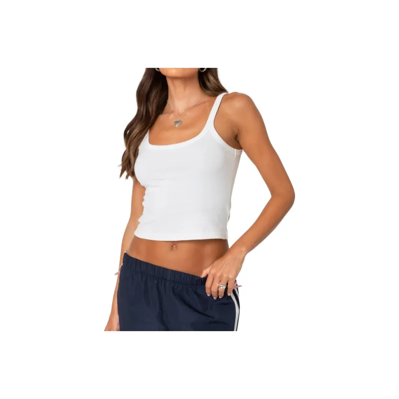 Edikted Tank Tops Women's White-0
