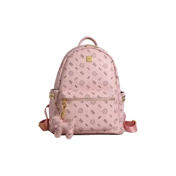 Yalu PU Backpack Women's Ecru/Yellow/Light Pink/Dark Pink/Beige Yellow