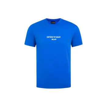 EMPORIO ARMANI SS22 T Shirt Men's Royal Blue