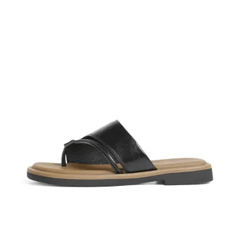 RED DRAGONFLY Rubber Sole Slip Resistant Abrasion Resistant Flip Flops Women's