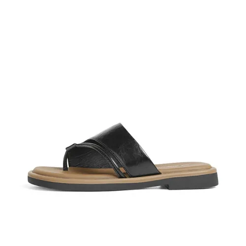 RED DRAGONFLY Rubber Sole Slip Resistant Abrasion Resistant Flip Flops Women's