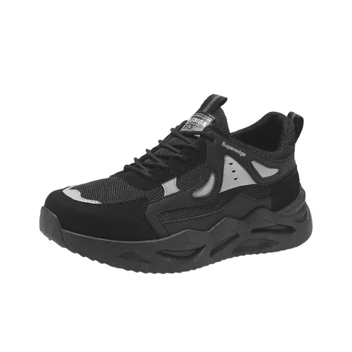 SUPEREDGE Breathable Lightweight Rebound Low Top Casual Shoes Men's
