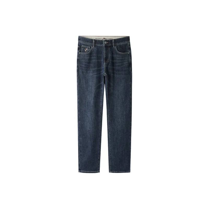 HLA Jeans Men Blue Gray Denim Gradient Dark 3E-0
