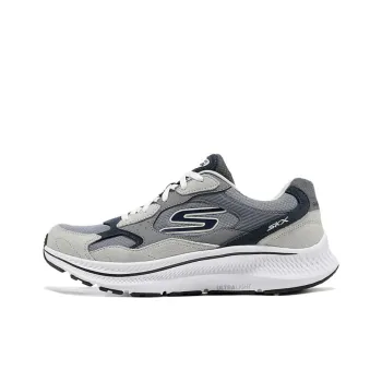 Skechers MEN'S GO Cushioning And Breathable Low Top Running Shoes Men's Gray