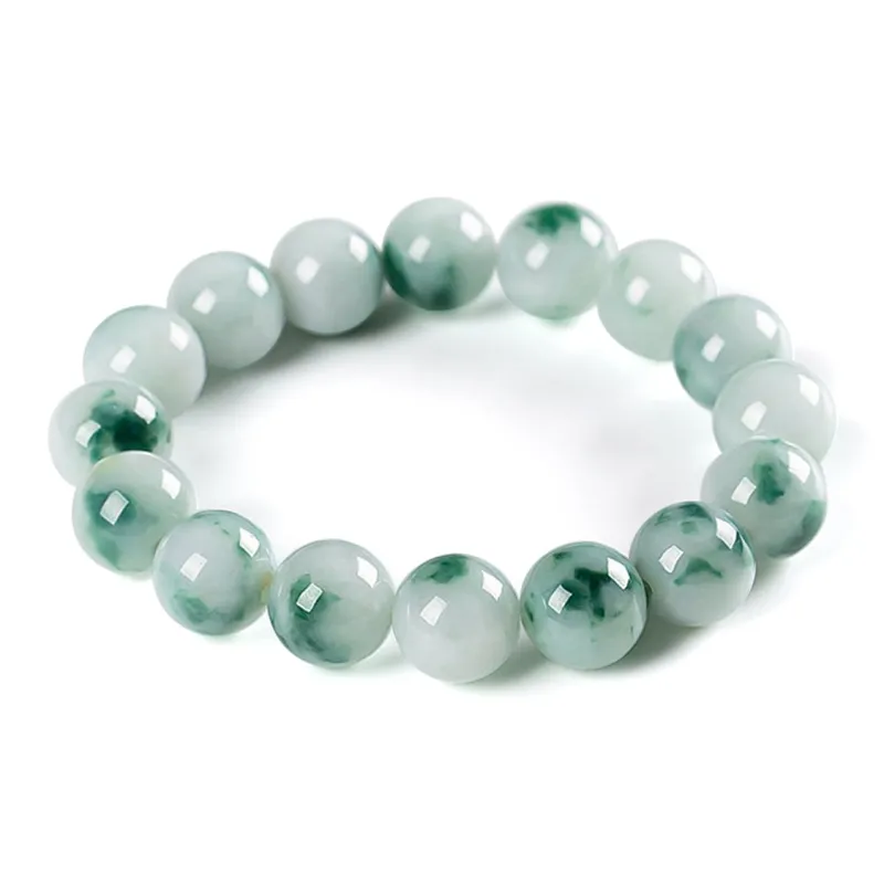 Cuiya Golden Building Glutinous Jade Jadeite Bracelets Unisex-0