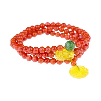 Cardamom Time Southern Red Agate Bracelets Unisex