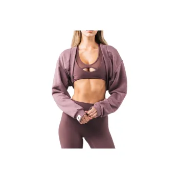 ALPHALETE Overlay Shrug Sweater Women's