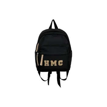 DCLOUD Nylon Backpack Unisex Black/Red
