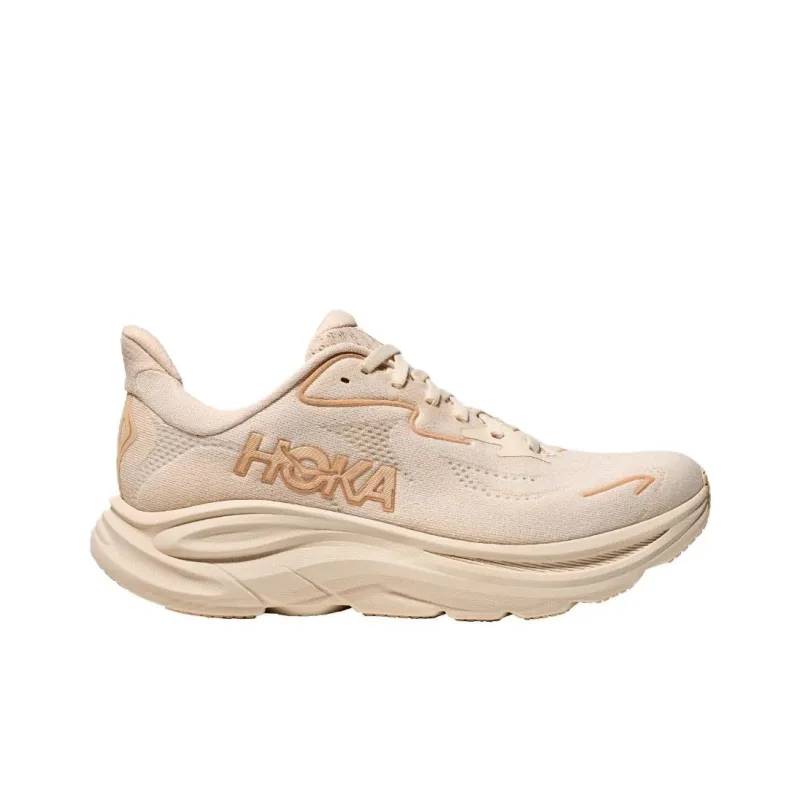 HOKA ONE ONE CLIFTON 10 Anti Slip Wear Resistant Low Top Casual Running Shoes Women's Beige-1