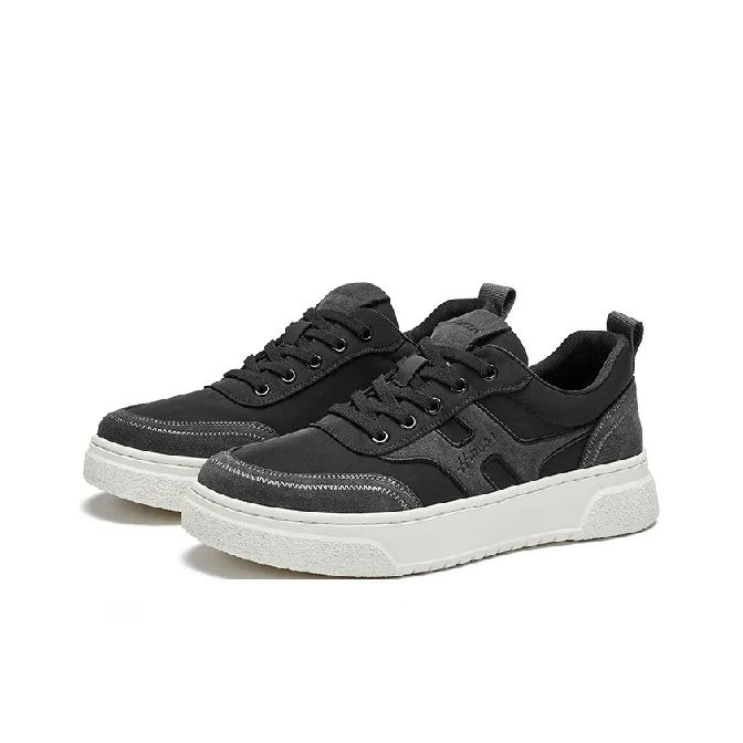 HARSON Anti Slip Wear Resistant Low Top Skateboard Shoes Men's-6