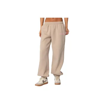 Edikted Sasha Bow Detail Sweatpants Casual Pants Women's