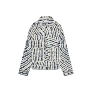 ZARA Fanglu Lin Collaboration Jackets Men Blue