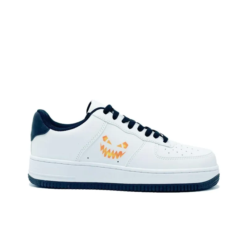 PAIN OR PLEASURE Slip Resistant Low Top Skateboard Shoes Unisex Black White-1