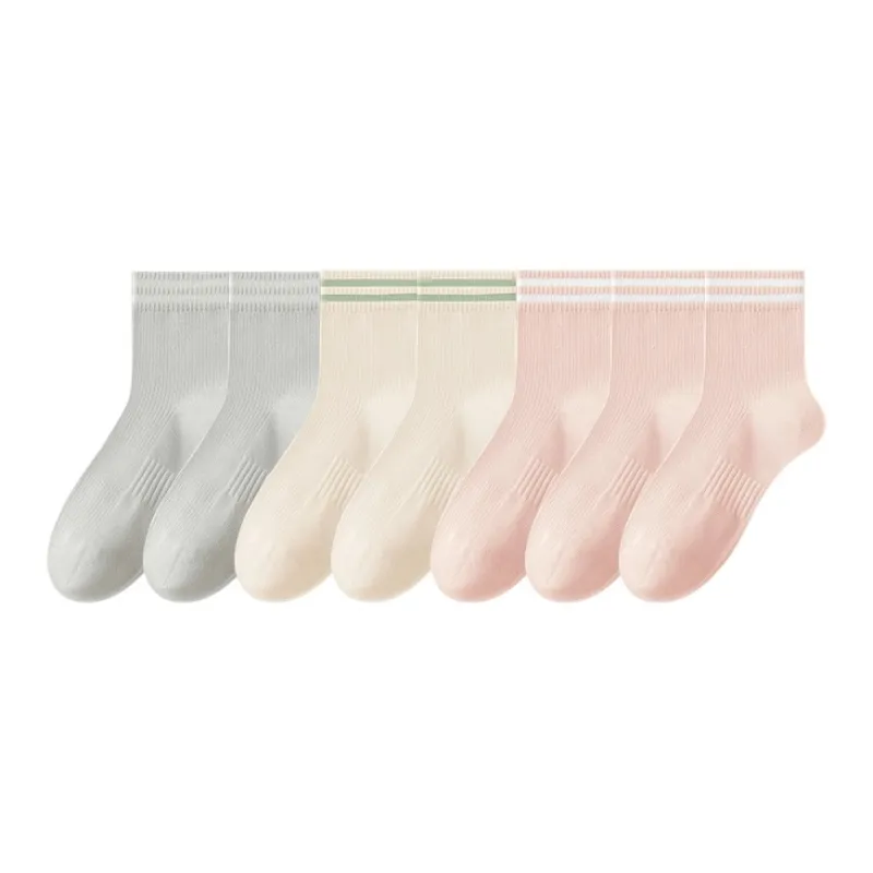 7 SEVFUN Mid Calf Socks Women's Combo Set-16