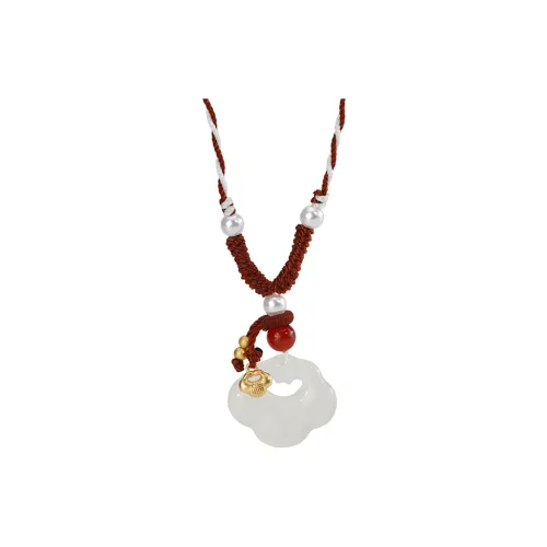 CARAT'S DIARY Chalcedony Necklaces Unisex