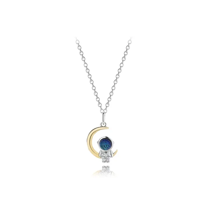 LuluCanaan Glass Cat Eye Necklaces Unisex-3
