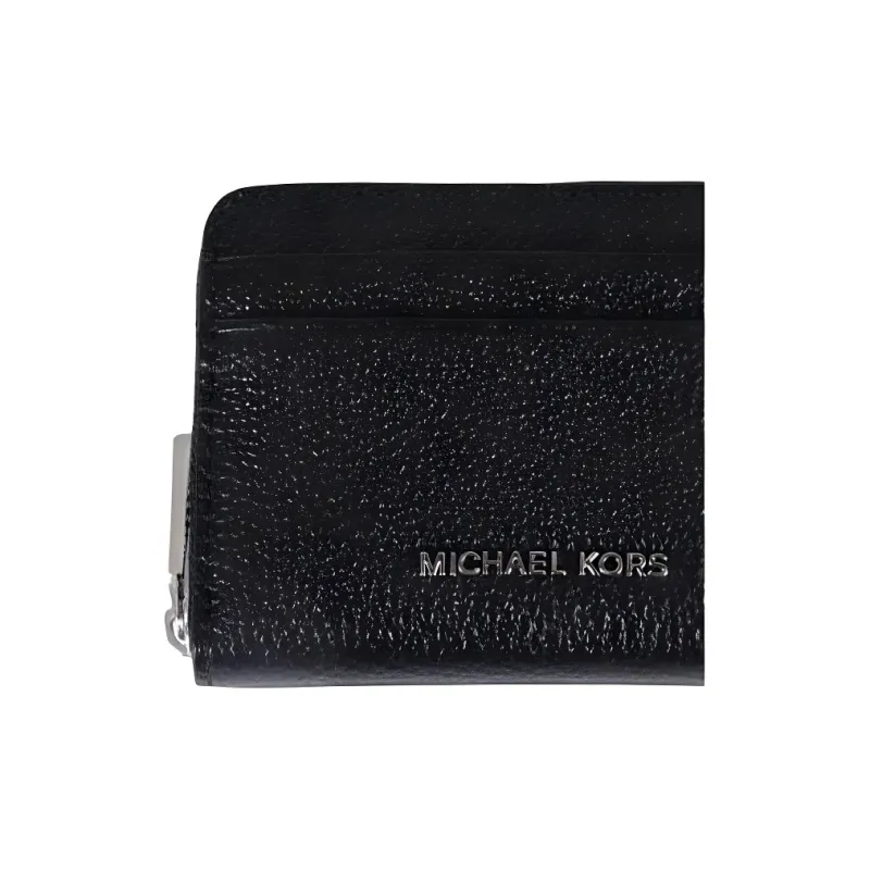 MICHAEL KORS Leather Card Holder Small Size Women's Black-2