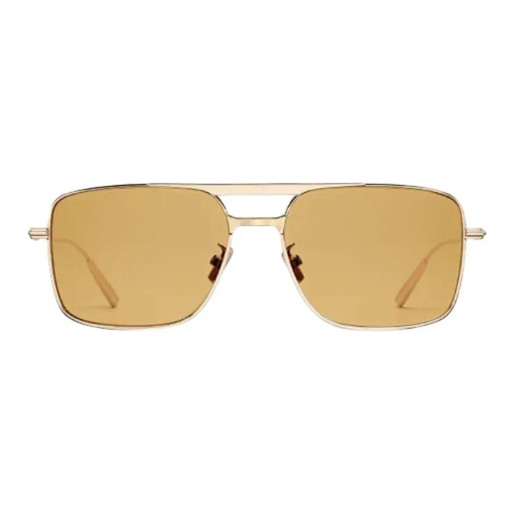 DIOR Metal Aviator Sunglasses Unisex Gold-1