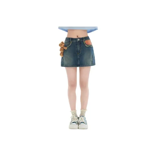 LALABOBO Denim Short Skirts Women's
