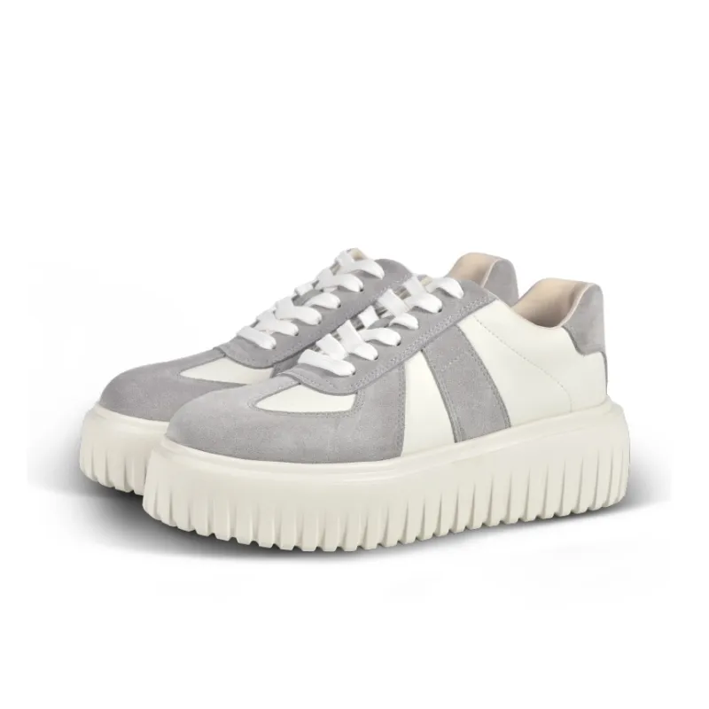 ROCKPORT Low Top Skateboard Shoes Women's Gray White-1